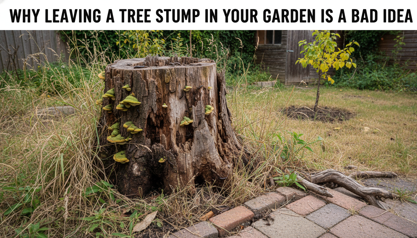 Why Leaving a Tree Stump in Your Garden Is a Bad Idea